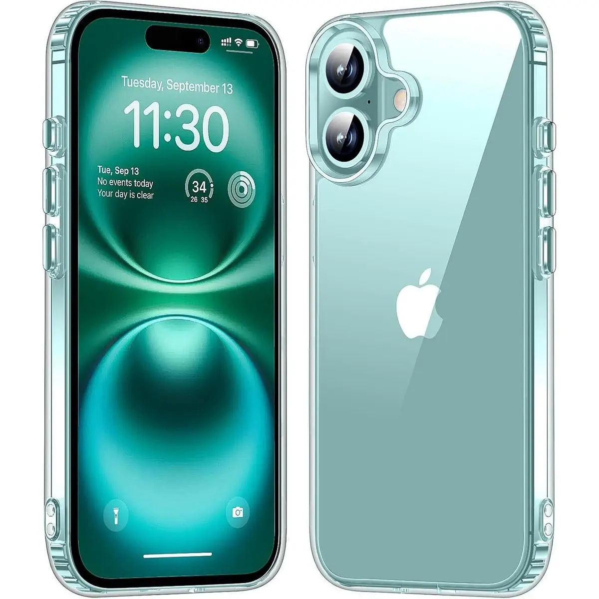 Entronix Case for Apple iPhone 16 Plus/Pro Max - Clear Hard Cover, Protective Smartphone Accessories Protection Shockproof