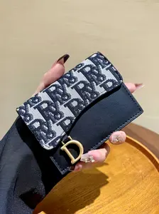 Women's Leather Card Wallet Small Elegant High-End Korean Large Capacity Multi-Functional Driver License Holder Multiple Slots Trendy