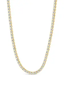Dani Chain & CZ Tennis Necklace