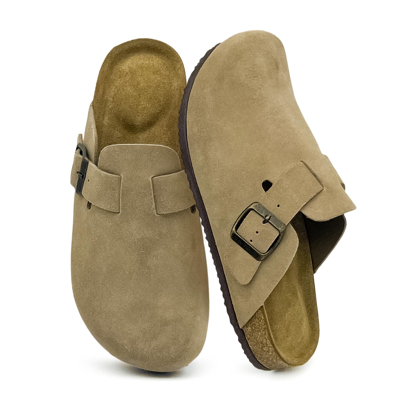 Kids' Premium Suede Clogs with Adjustable Shoes – Comfortable Retro Mules for Boys and Girls, Perfect for Casual Daily Wear & Outdoor Play
