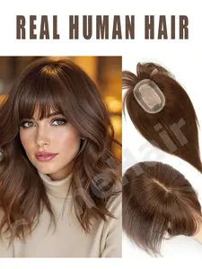 Women's Clip-In Bangs Hairpiece, Natural Hair Quality with 360° 3D Effect, Perfect for Thinning Hair and Coverage, Adds and Natural Highlights