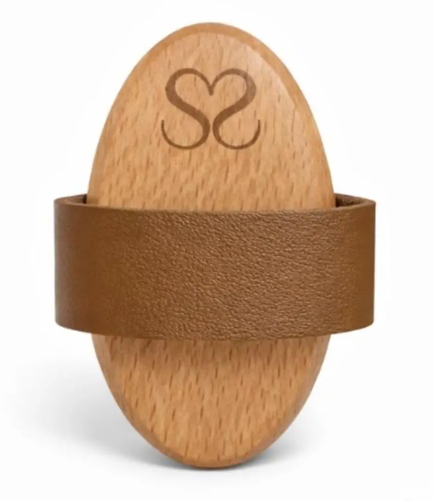 Copper Body Dry Brush for Circulation & Exfoliation - Natural Bristles for Radiant Skin & Lymphatic Drainage - Professional-Grade Self-Care Tool