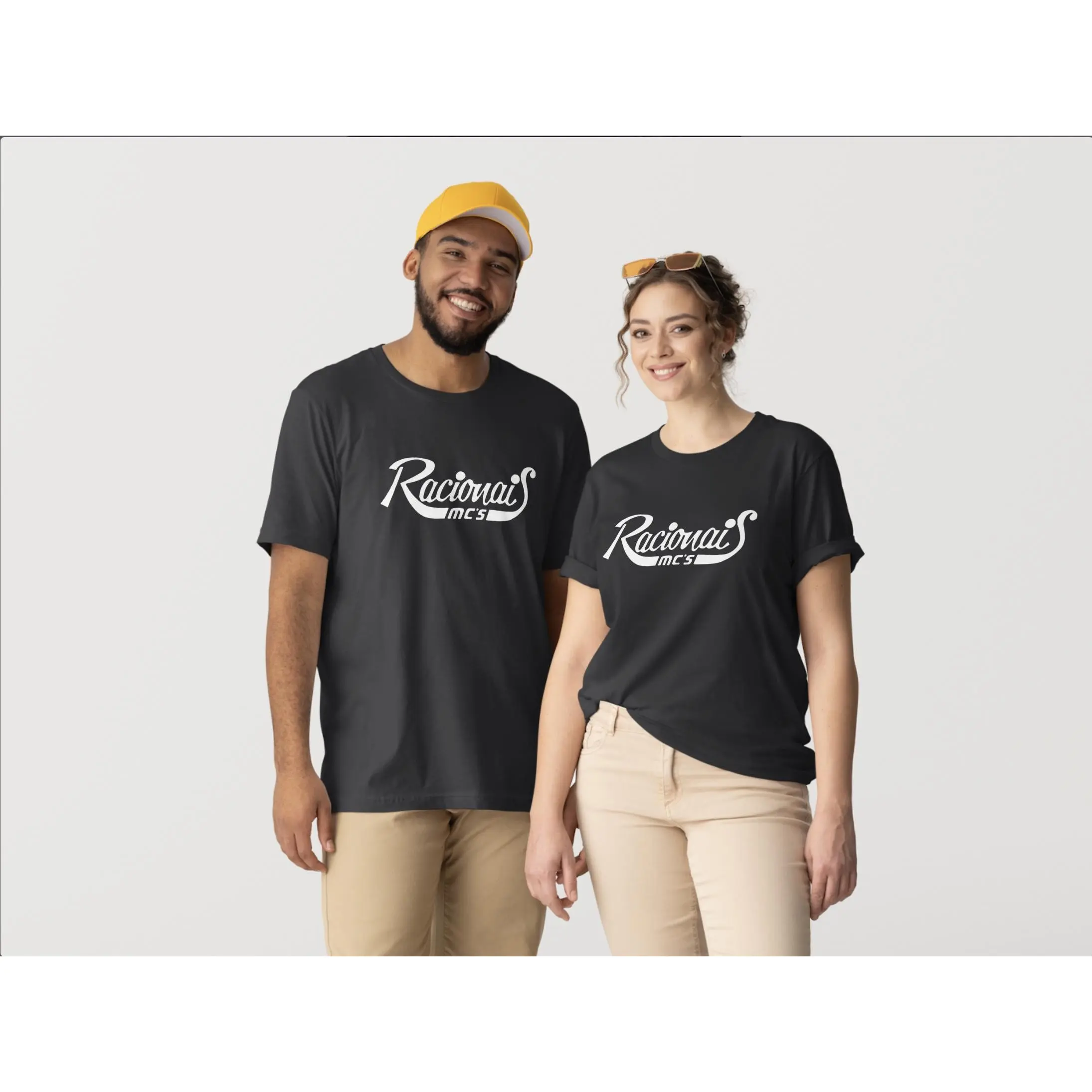 Racionais MC's Graphic T-Shirt - Screen Printed Cotton Blend