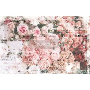Re-Design with Prima DÉCOUPAGE DÉCOR TISSUE PAPER – ANGELIC ROSE GARDEN