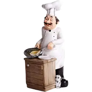 Chef Figurines Chef Statue for Kitchen