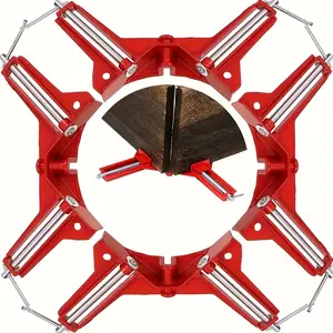 90-Degree Right Angle Corner Clamps for Woodworking, 2 or 4-Piece Set, Adjustable Angle Clamps for Picture Frames, Cabinets, DIY Projects, Hand Tool Essentials for Home Supplies