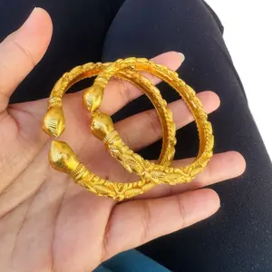 Traditional Bungey Baala for Women - Gold-Tone Bracelets with Unique Design