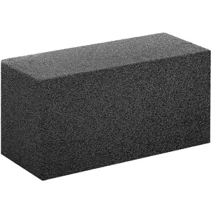 Heavy Duty Grill Cleaning Brick 1 Pack. Commercial Grade Pumice Stone Tool Cleans & Sanitizes Restaurant Flat Top Grills or Griddles. Remove Grease Stains and Dirt Without Harsh Chemicals or Abrasives