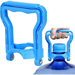 5 Gallon Water Bottle Handle, Heavy-Duty Water Jug Holder for Easy Carrying, Dual-Mode Design (Single/Dual-Person Lift),  Grip - Fits Standard 5-Gallon Jugs(Blue)