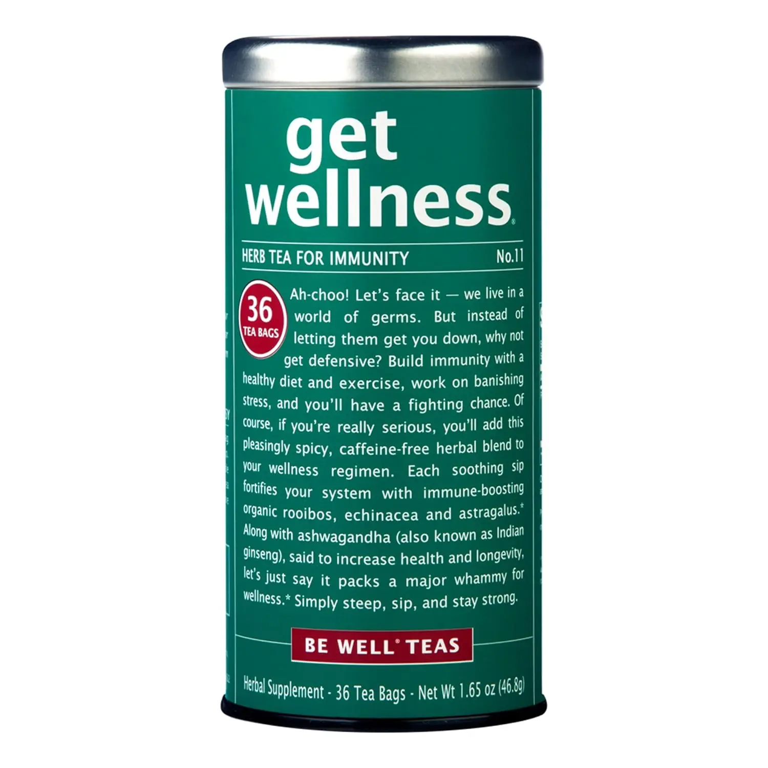 The Republic of Tea Get Wellness Tea, 36 Tea Bags