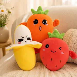 Interactive Musical Plush Toys — Motorized Banana, Strawberry, and Carrot Plushies; Ideal for Interactive Play, Pranks for Couples and Friends, Fun Gifts for Valentine's Day and Easter Parties, Cute Gifts for Girls, Stuffed Dolls
