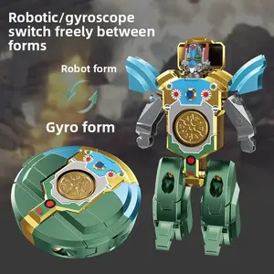 Transforming Robot Fidget Spinner Toy for Kids, Rotating Stress Relief Mechanical Finger Gyroscope, Fun Educational Gift, Stress Relieving Accessory