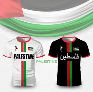 New Palestine Football T-shirts Summer Breathable Quick-drying Men's And Women Palestinian Jersey Gaza Kid's Tees Gifts Purchase