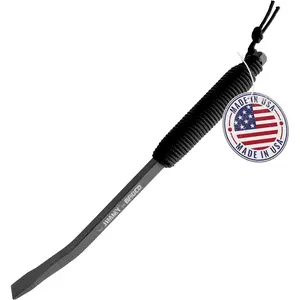 Broco Jimmy Tactical Pry Bar, EDC, Rescue & Breaching Tool, Durable Steel, Comfort Grip, Nail Puller Tool, Crowbar, 10.5inch Prybar