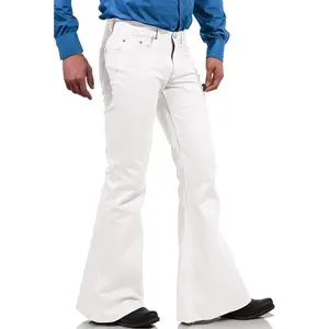 70s Disco Pants for Men,Mens Bell Bottom Jeans Pants,60s 70s Bell Bottoms Vintage Denim Pants Jeans for Men