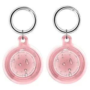 Waterproof Airtag Holder Case with Keychain, Shockproof & Dustproof, Airtag Accessories for Pets, Kids, Luggages, Keys, Apple Air Tags
