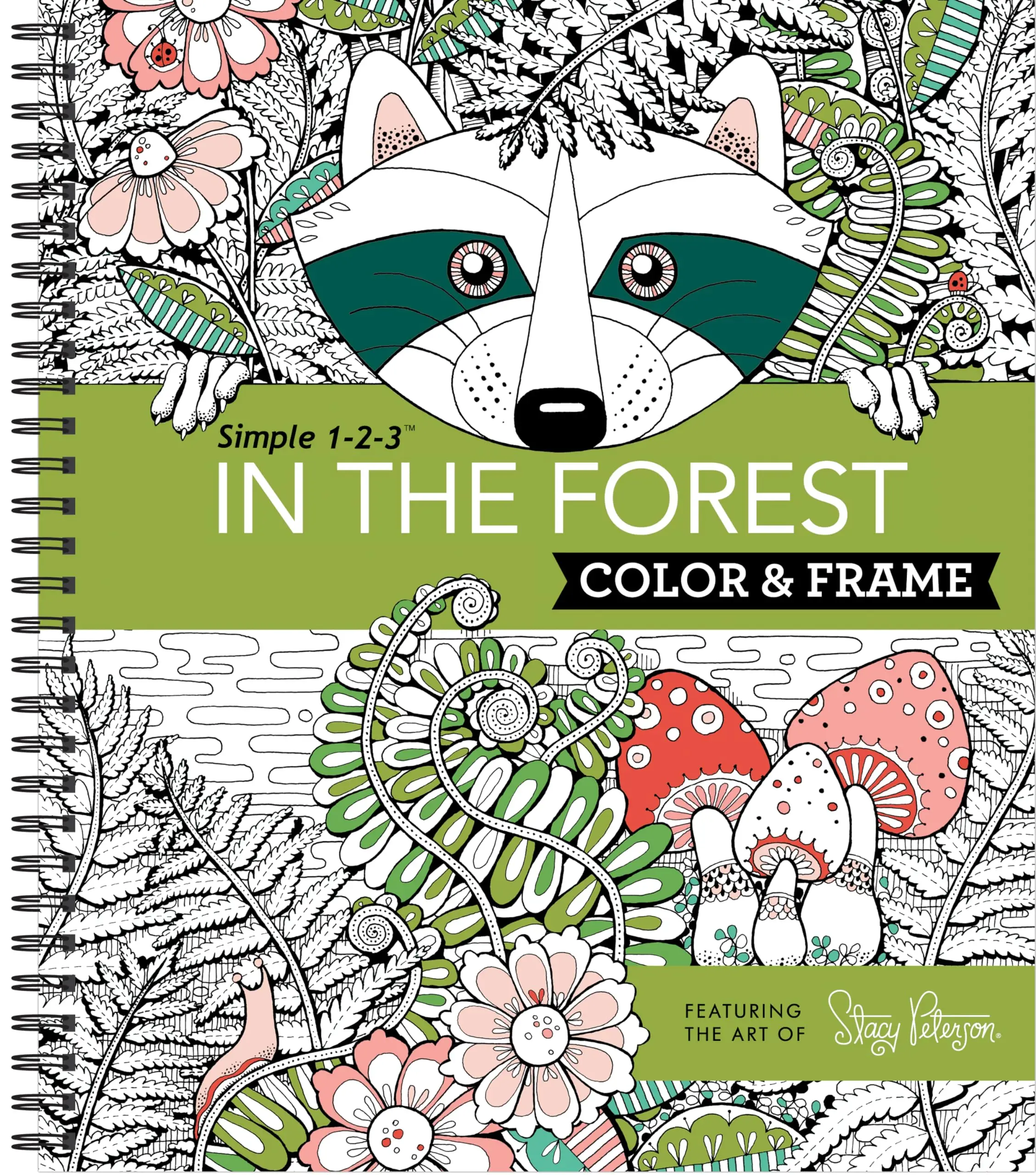 Color & Frame - In the Forest (Adult Coloring Book) -- New Seasons - Spiral