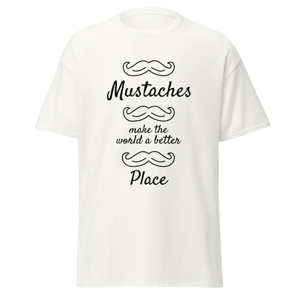 Mustache - T-Shirt Classic Unisex Cotton