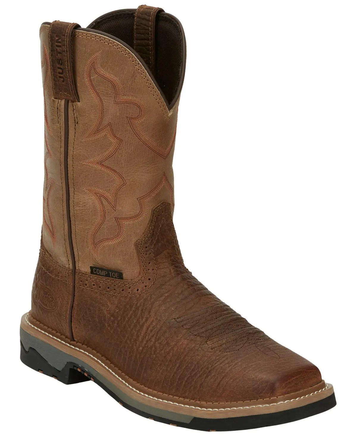 Justin Men's Men'S Boot Barn Carbide Western Work Composite Toe - Mj2202
