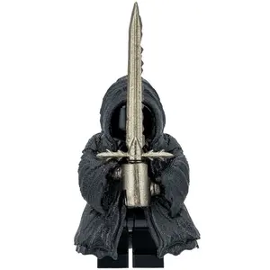 Dark Wraith Figure | Cloaked Shadow Rider | Custom Black Hooded Warrior