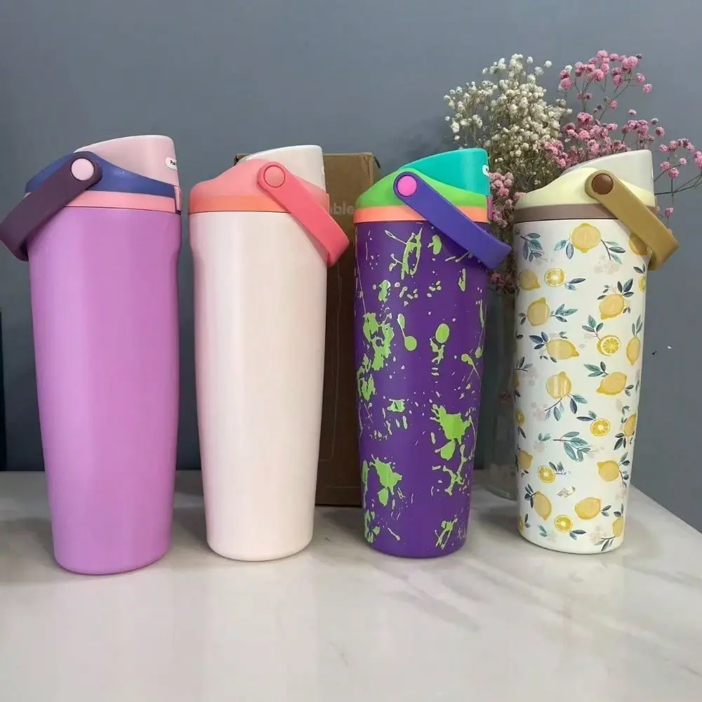 BFCxOwala 30oz Vacuum Insulated Tumbler Stainless Steel Insulated Water Bottle Thermal Flask For Women Men For Cold Hot Drinks