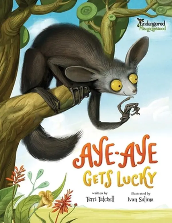 USED Book - Aye-Aye Gets Lucky by Tatchell, Terri (Paperback) - english