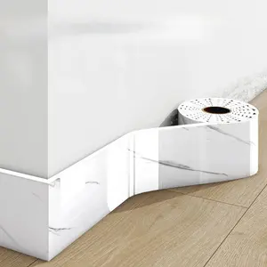 Thick Marble Self-Adhesive Border Wallpaper, Marble Pattern Wallpaper, easy peel-and-stick, removable with no residue. Waterproof, washable and easy to clean. Perfect for TV walls, door frames, furniture, living room, kitchen and home decoration