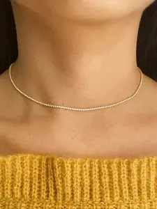 1pc/Elegant Zircon Necklace for Women, Sparkling Minimalist Clavicle Chain, Fashionable Jewelry Accessory, Perfect Gift Idea