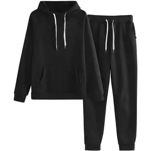 Womens 2 Piece Outfits Lounge Hoodie Sweatsuit Sets Oversized Sweatshirt Baggy Fall Fashion Sweatpants with Pockets