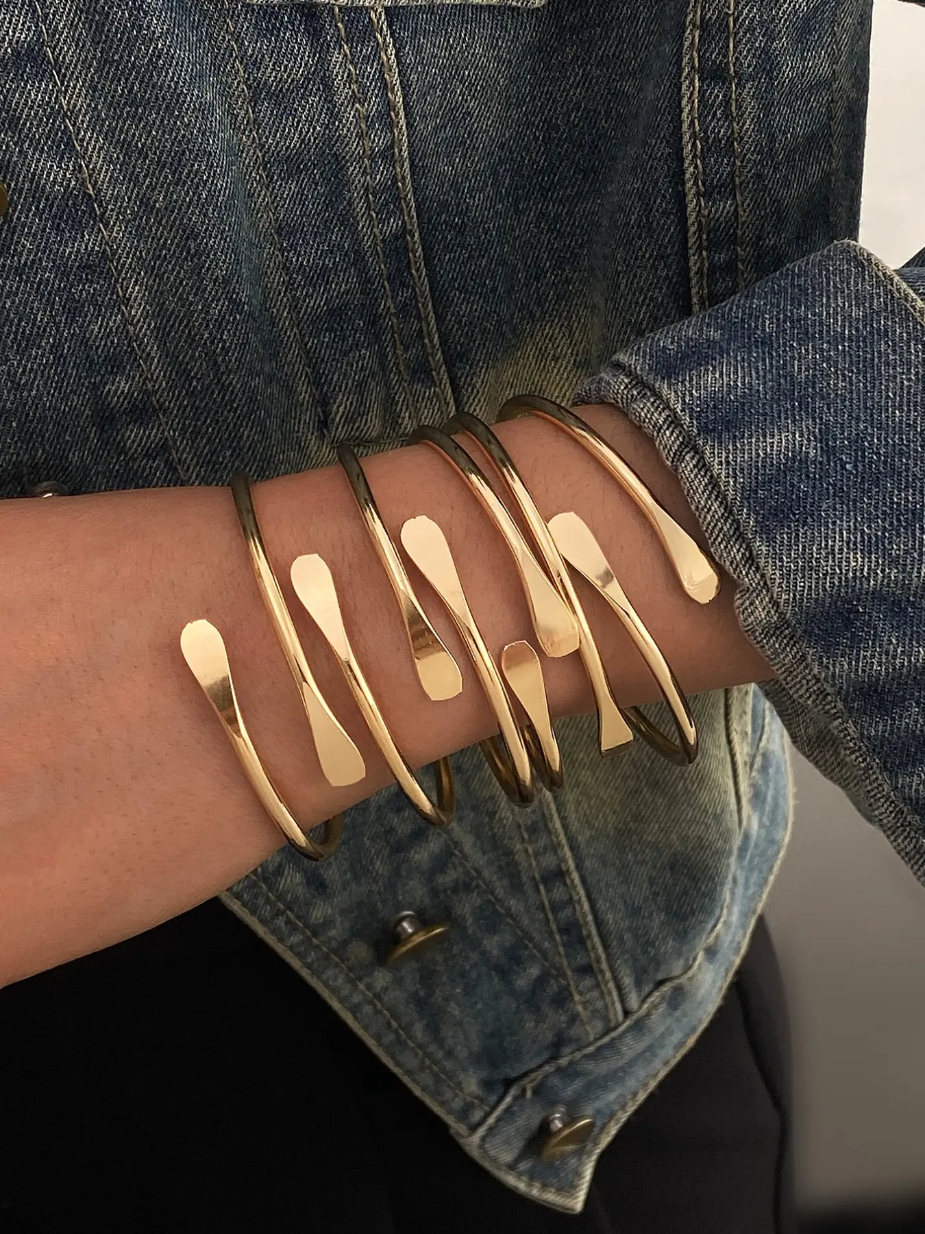 Retro Adjustable Bangles, Fashionable Stacking Bangles for Women, Daily Party Holiday Jewelry, Birthday Gift, Bangles Bracelets, Trendy Stack Bangle, Cuff Bangles Bracelets, Stackable bracelets, Boho Style Bangles, Fashionable Jewelry Accessories