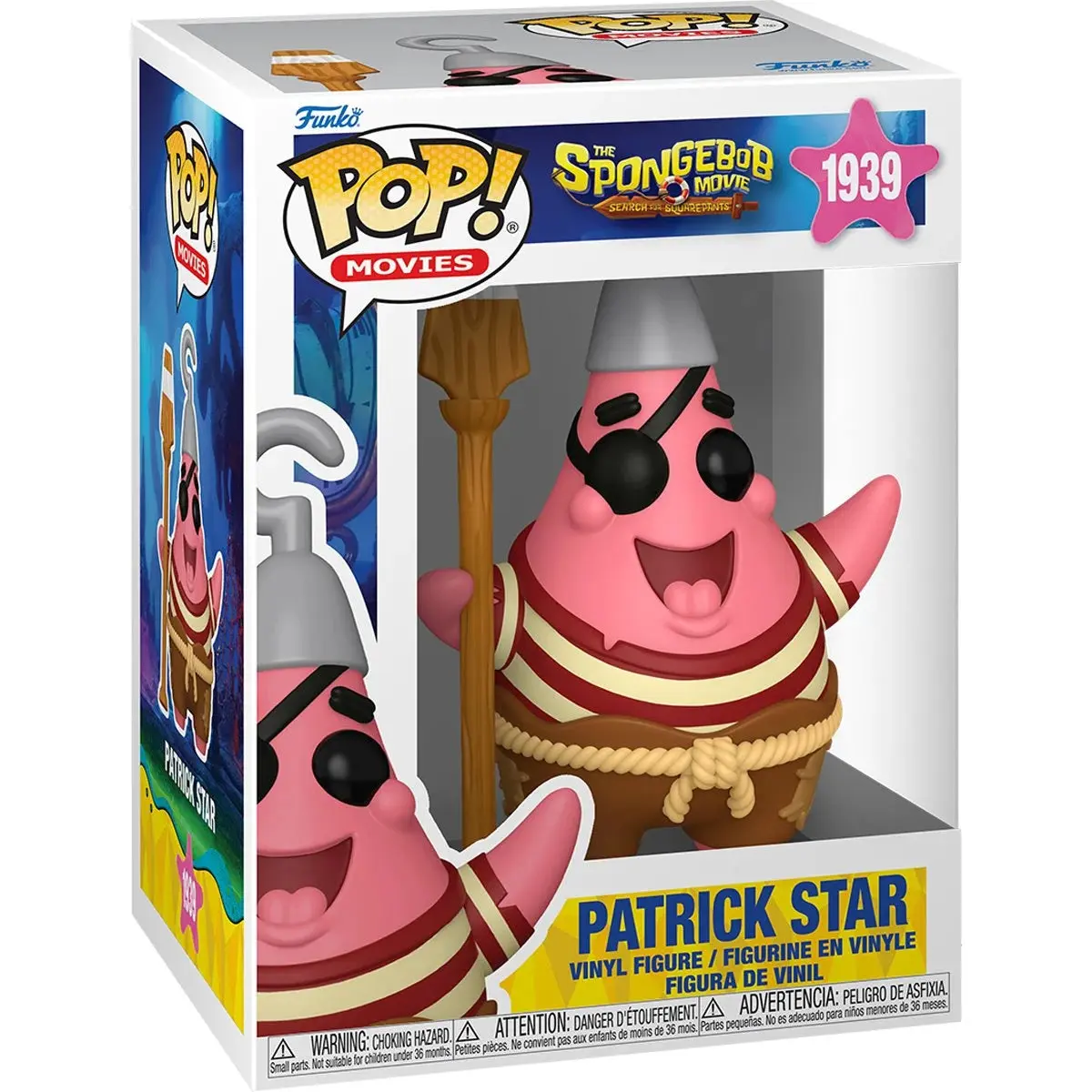 The SpongeBob Movie: Search for SquarePants Patrick Star Funko Pop! Vinyl Figure #1939 The SpongeBob Movie: Search for SquarePants Patrick Star Funko Pop! Vinyl Figure #1939