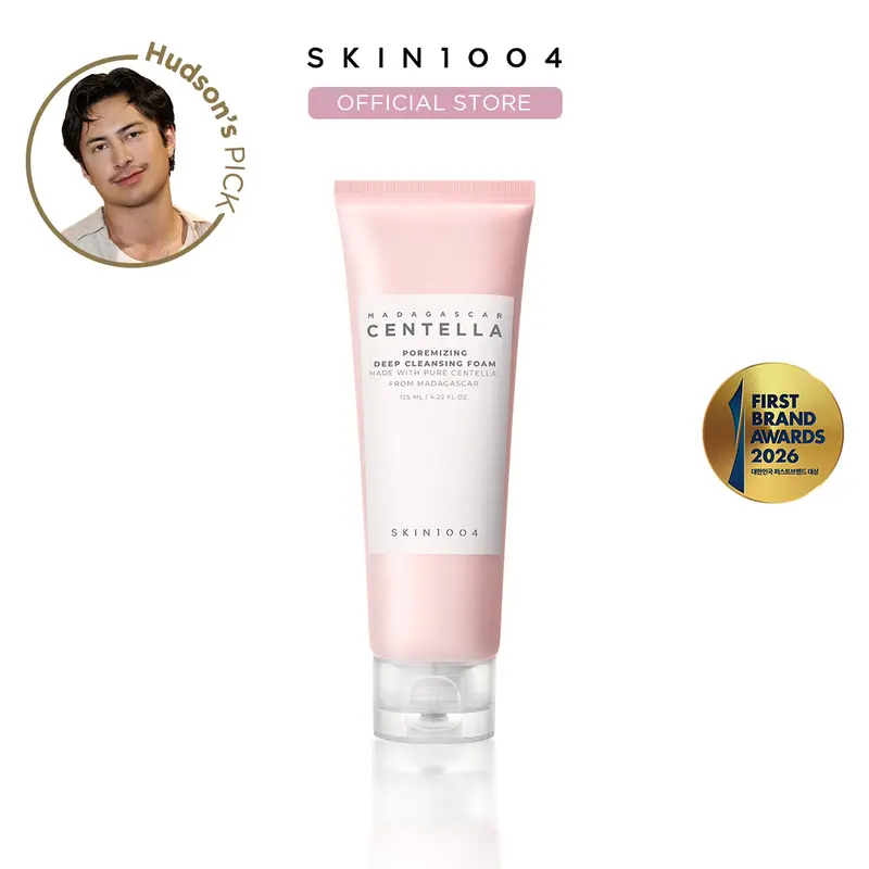 [SKIN1004 Official Shop] Poremizing Deep Cleansing Foam 4.22 fl.oz, 125ml - Remove Pore-Clogging, Smooth & Exfoliate with Centella Asiatica Extract & Himalayan Pink Salt