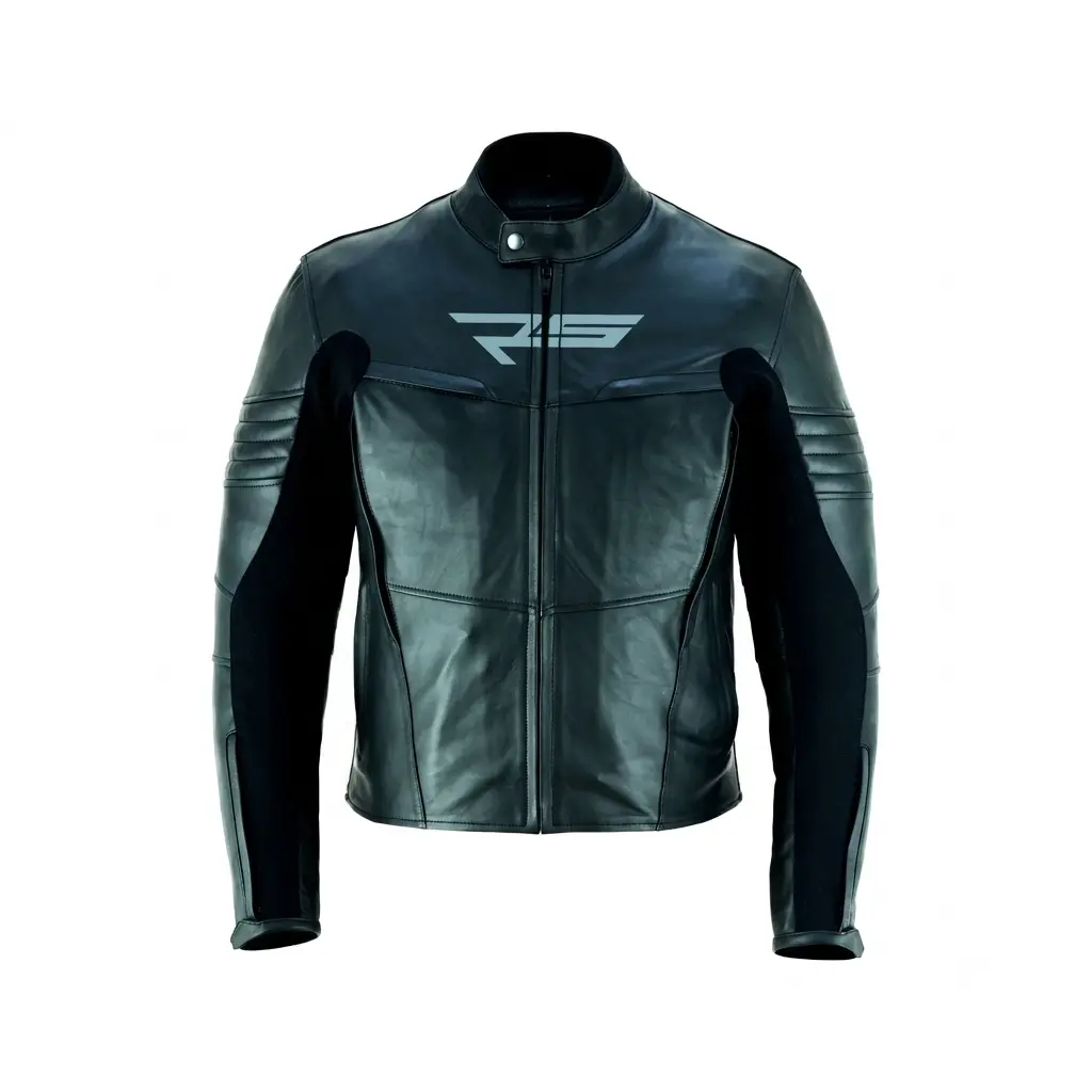 Liam Men Cafe Racer Leather Motorcycle Jacket Premium Cowhide Protective Biker Gear