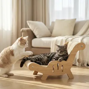 High-Quality Cat Scratching Pad for Indoor Cats - Sisal Cat Scratching Lounge and Mat - Durable, Stable Cat Furniture