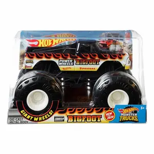 Hot Wheels Monster Trucks Bigfoot Black 1:24 Scale
