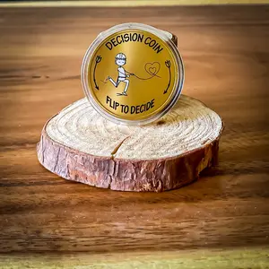 Double Sided His And Hers Decision Coin - Flip To Decide