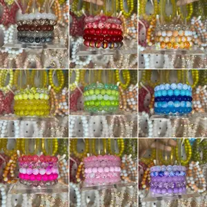 Colorful |Handmade Beaded Bracelet Set| Includes the full set|