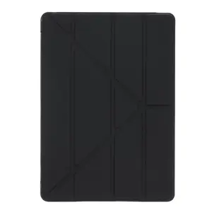 360 Stand Foldable Trifold Tablet Cover - Black Protective Accessory for iPad 2, Tech TTIPADA2BLK Tech Accessories, Handheld Computer Protection, Tablet Casing