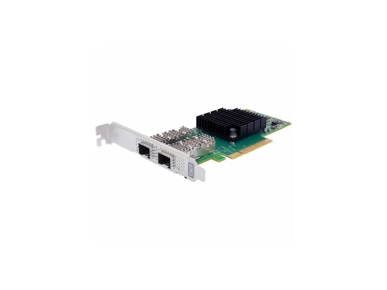 ATTO FastFrame N322-10S 10Gigabit Ethernet Card - PCI Express 3.0 - SFP+ - Plug-in Card