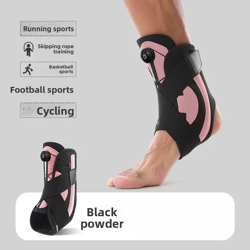 Pressurized Support Sports Ankle Support Fixed Rehabilitation Adjustment Sports Anti-sprain Foot Joint Protective Cover Sprain Recovery Protective Gear Healthcare Tool Compression One Size (Single)