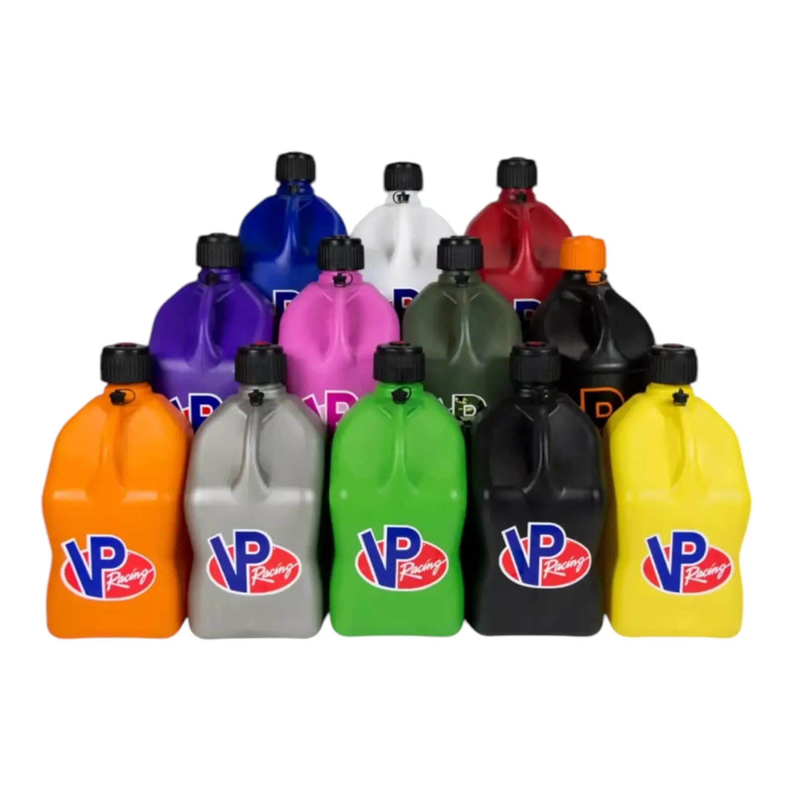 VP Racing 5.5 Gallon Plastic Utility Jug – Heavy-Duty Motorsport Storage Container | Durable, Leak-Proof & Ergonomic Design - USA Made Quick-Flow Spou