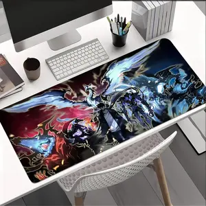 [Sale off up to 45%] [Free Ship] XXL Anime Solo Leveling Mouse Pad Lager Computer PC Gamer Lock Edge Non-slip for Dasktop Office Carpet Keyboard Protect TablePad