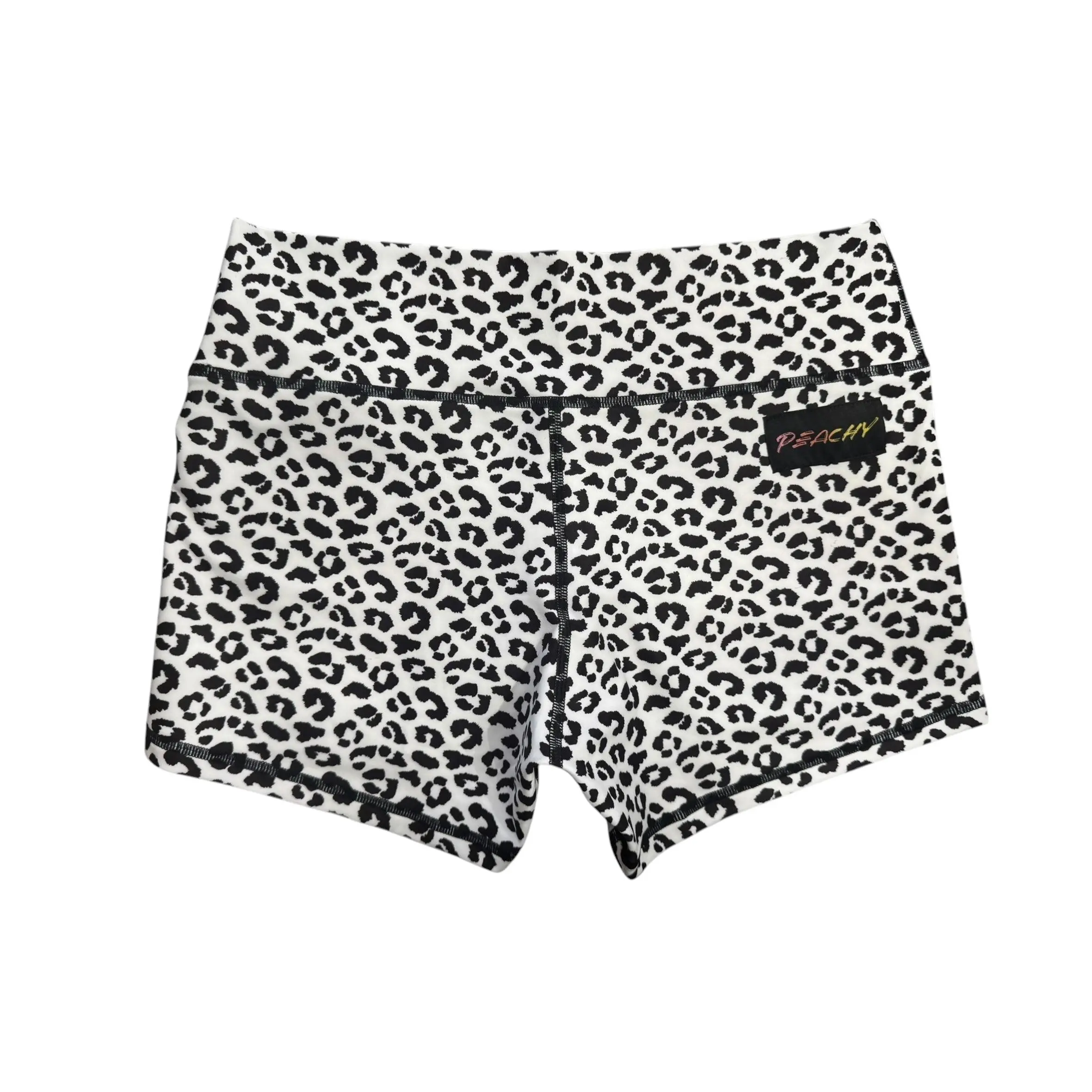 Snow Leopard Squat-Proof Gym Shorts - Unicorn Collection