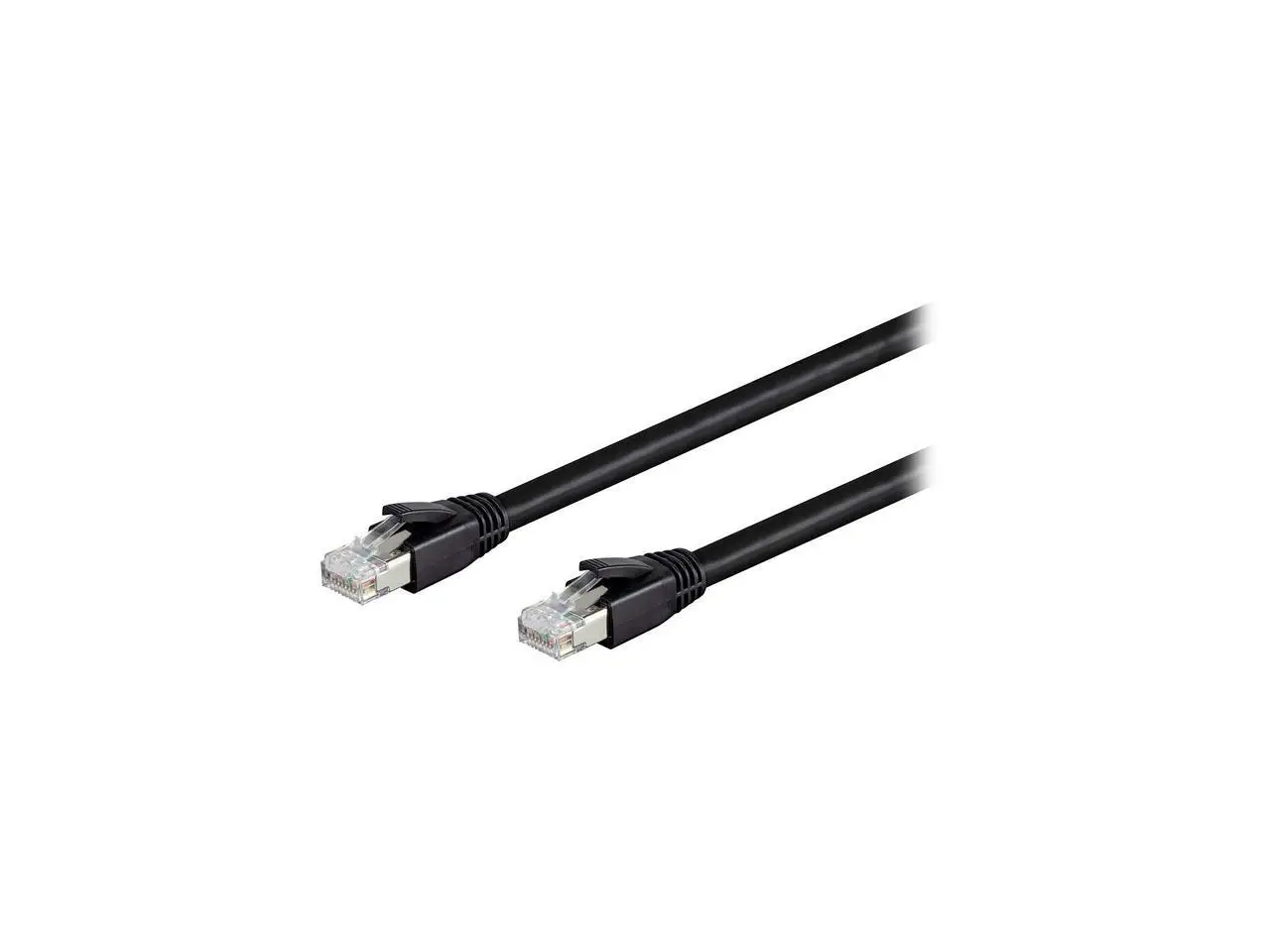 Nippon Labs Cat8 RJ45 15FT Ethernet Patch Internet Network LAN Cable, Indoor/Outdoor, 24AWG, Shielded Latest 40Gbps 2000Mhz, Weatherproof S/FTP for Router, PS4, PS5, Xbox, PoE, Switch, Modem (Black)
