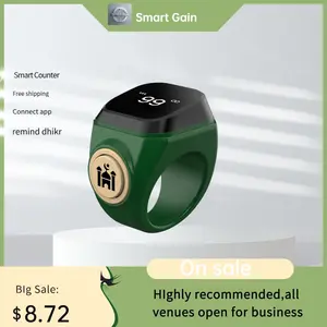 Muslim Prayer Counter, APP Precise Reminder, ABS, Waterproof Design, Long Lasting Battery, 33/99 Beads, Smart Electronic Rosary For Muslim