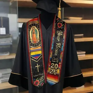 Custom Colombian American Flag Graduation Sash 2026, Colombian Graduation Sash, Colombia Stole, Colombia Graduation Stole, Graduation Gift