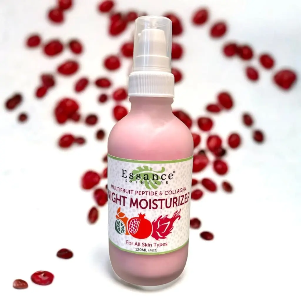 Essance’s Multifruit Peptide & Collagen Night Moisturizer, 4oz.