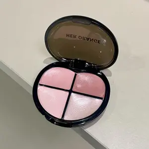 The natural beauty, Makeup, this four-color dewy cream blush palette gives a Korean-style, natural, and sculpted look. It's a multi-purpose cream blush that's hydrating and suitable for all skin types. Perfect gift for Valentine's Day and Mother's Day