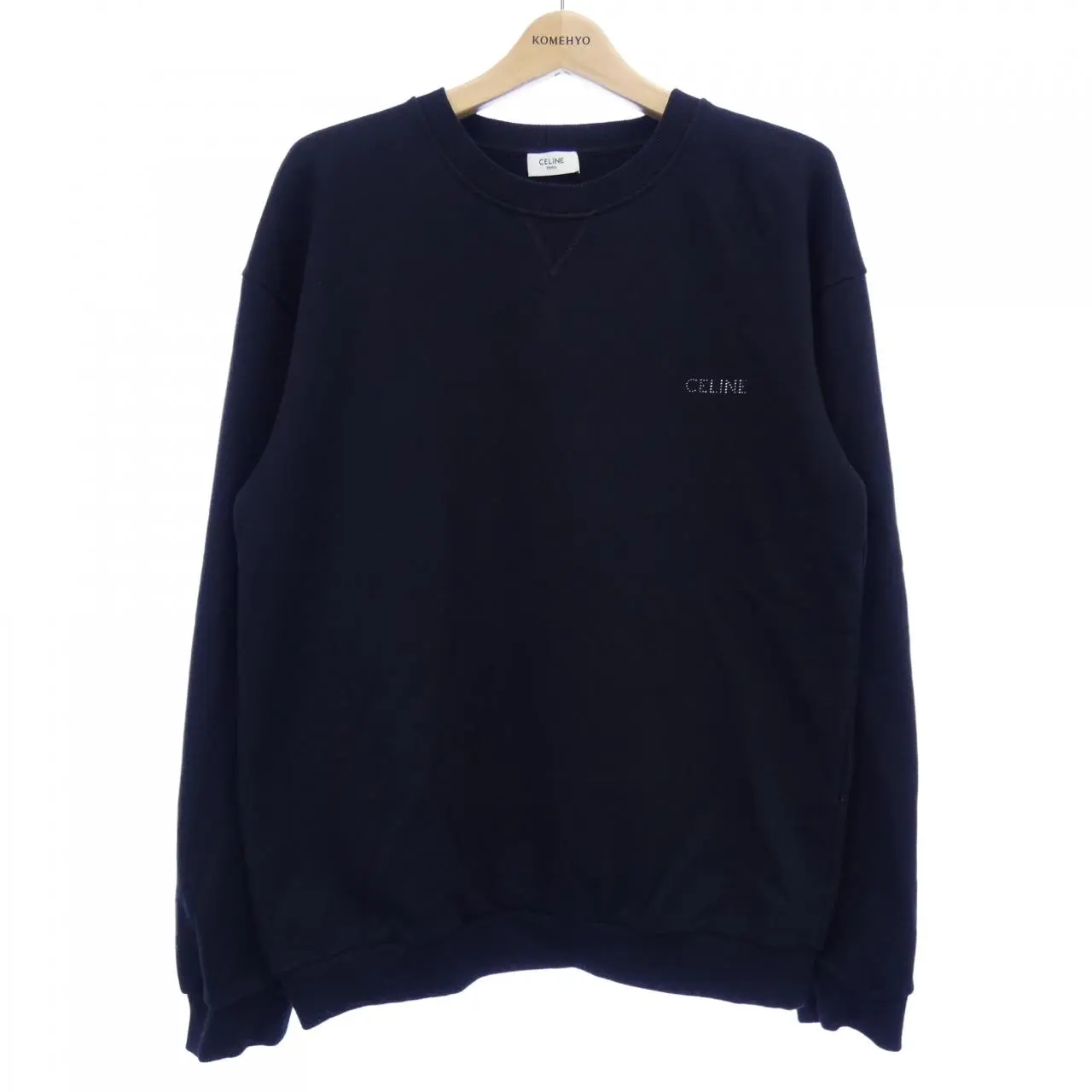 Pre-owned Celine Cotton Small Leather Goods Sweatshirt