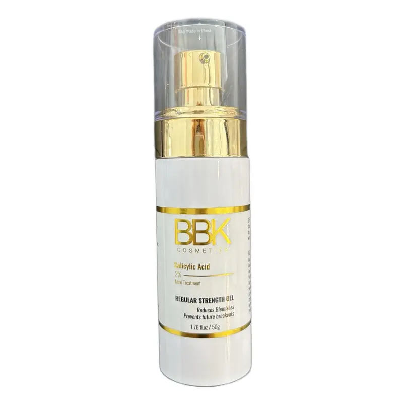 BBK Cosmetics Salicylic Acid Regular Strength Gel 2% Skin Treatment 1.76 oz / 52g Reduces Breakouts Prevents Future Breakouts